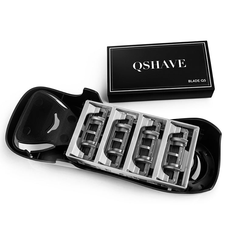 Qshave Portable Travel Razor holder Protector Case for Manual Razor Suitable for Qshave Blue Black Seriers Razor (No Razor In)