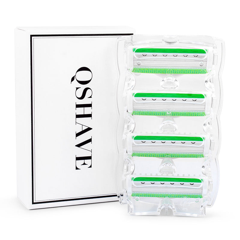 QShave Green Series Blade Lady Personalized Shaving Razor X5 USA Blade Women Razor Blade RQ904