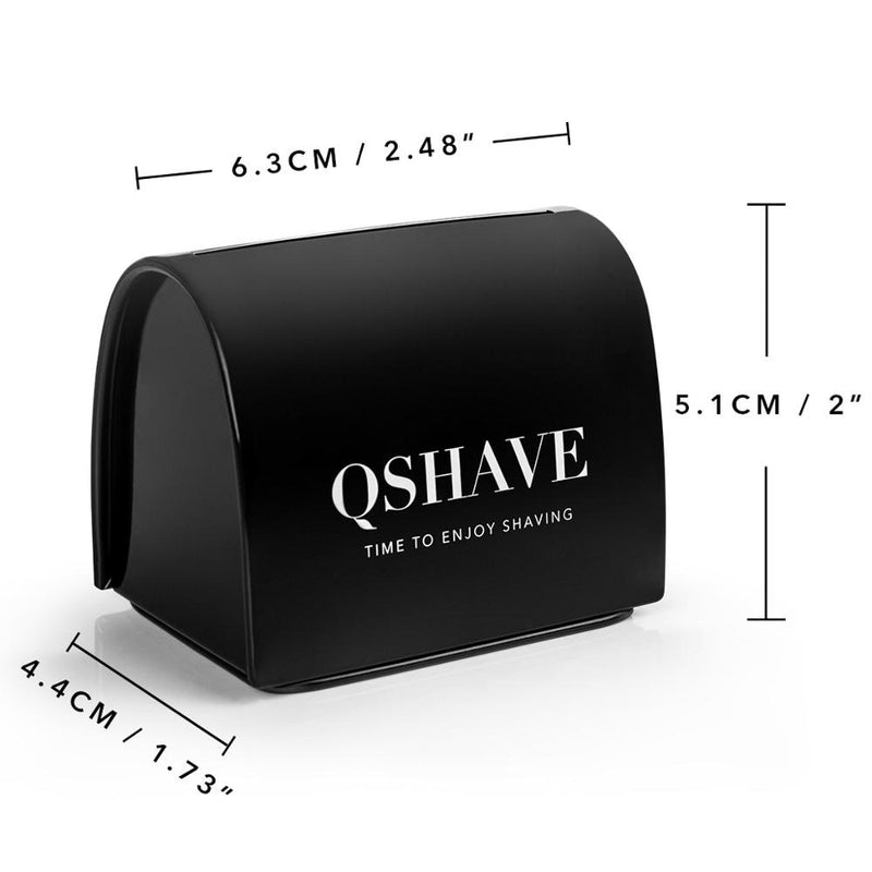 QSHAVE Blade Disposal Case Safe Storage Bank for Used Safety Razor Blades Household Safe Guard QM3239